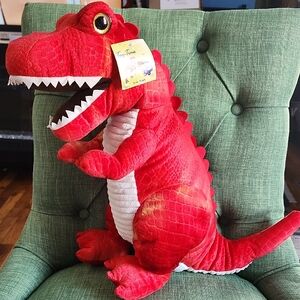 Red Dinosaur Plush Toy